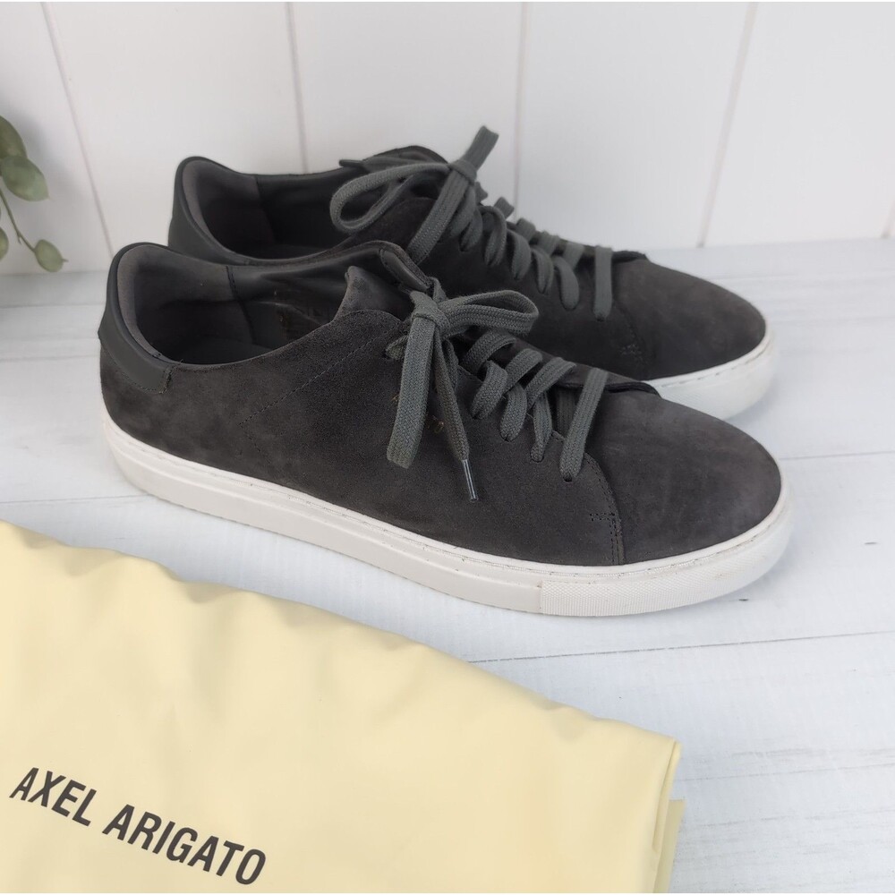 Axel Arigato Clean 90 Suede Sneaker Dark Grey Men's 10 43 EU Dust Bag